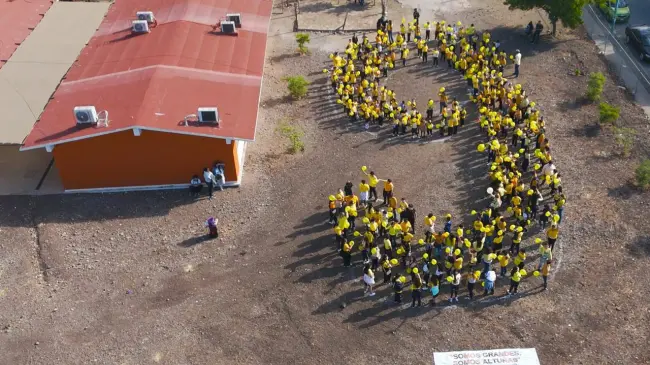 Con diversas actividades, los niños de la Primaria Estatal Alturas del Sur en Culiacán, celebraron su noveno aniversario.