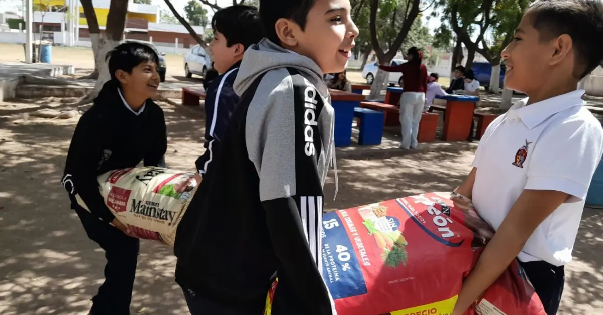 Niños de Villa Juárez se movilizan para ayudar a los perros en situación de calle