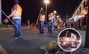 Los héroes de la limpieza del Carnaval de Mazatlán: dejan reluciente de limpio