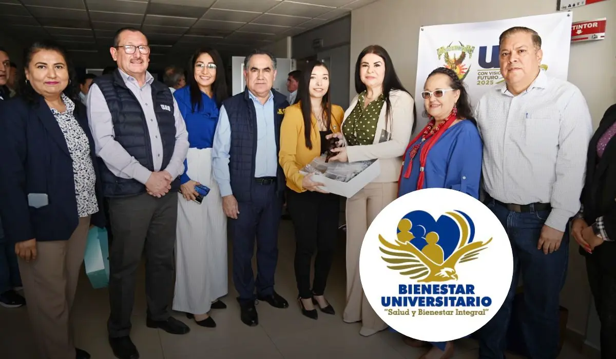 La Unidad de Bienestar Universitario, recibe una donación de 18 trenzas. Foto: Cortesía.