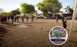 En Villas del Real, Culiacán, tendrán una nueva cancha de futbol