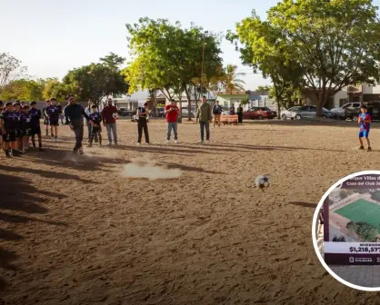 En Villas del Real, Culiacán, tendrán una nueva cancha de futbol