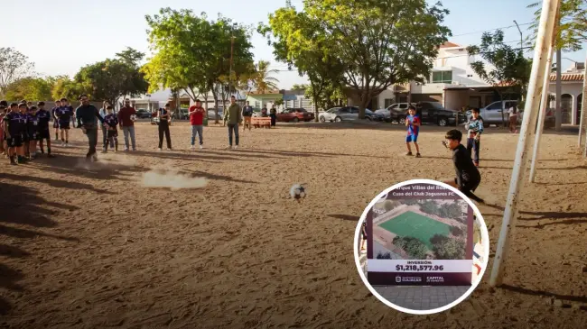 Se realizarán mejoras a la cancha del sector Villas del Real. Foto: Cortesía.