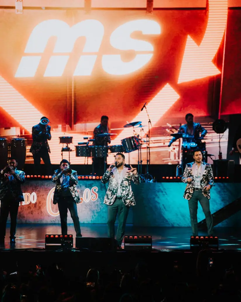 Banda MS en la Feria de Tepic, Nayarit. Foto: Cortesía