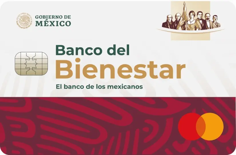 Tarjeta del Banco Bienestar. Foto: Gobierno de México