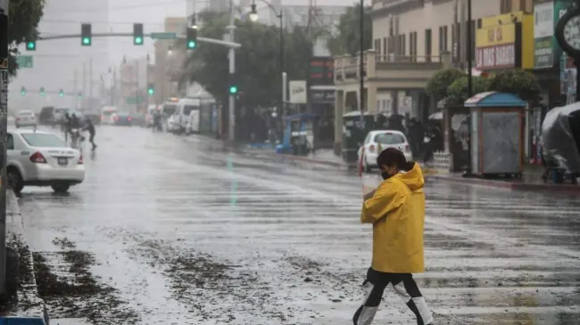 Baja California espera lluvias y chubascos en diversas regiones hoy. Foto: El Sol de Tijuana
