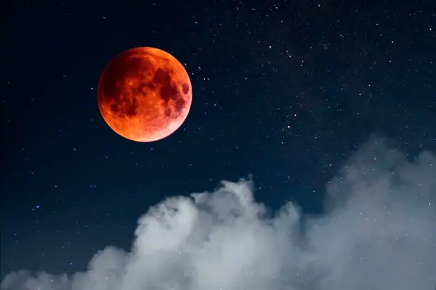 No te pierdas el eclipse lunar total de este 2025. Foto: iStock. 