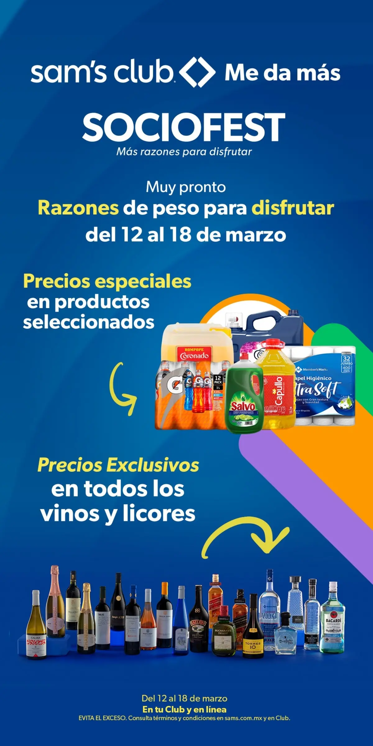 El SocioFest 2025 ofrecerá una amplia variedad de ofertas exclusivas y promociones. Imagen: Sam's Club