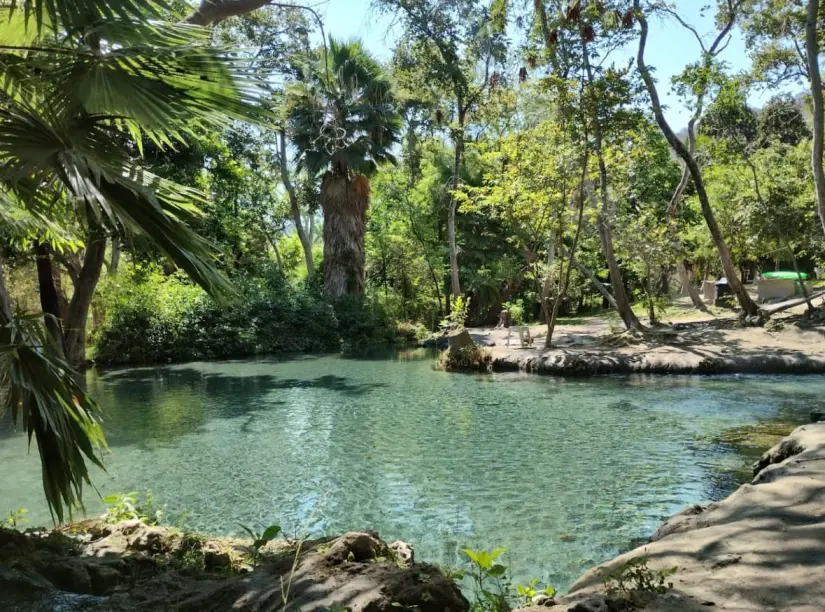 Balneario Los Manantiales en Morelos. Foto: Balneario Natural Los Manantiales. 