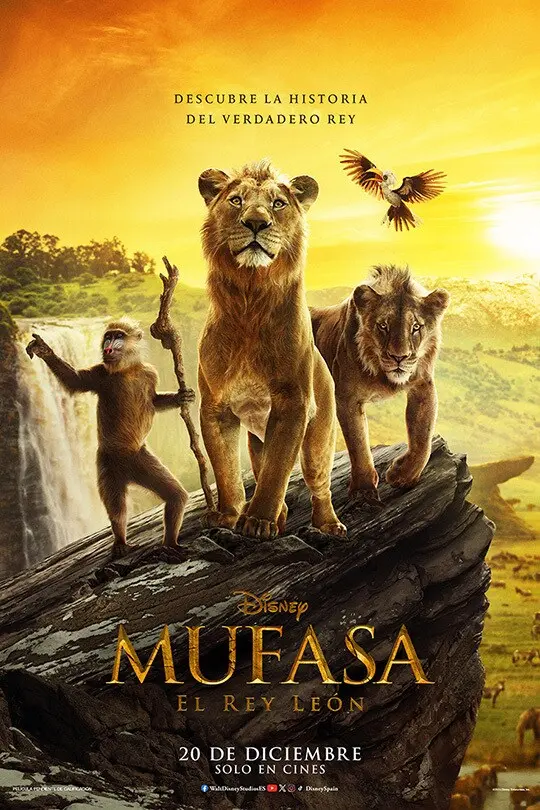 Mufasa: El Rey León. Foto: disney.es