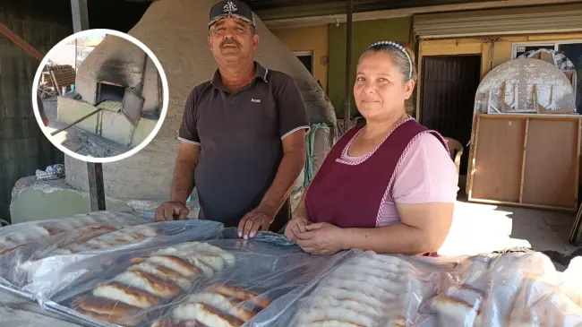 Nancy Espinoza y Héctor Montaño inician diariamente su labor en la panadería poco antes de las 6 de la mañana.