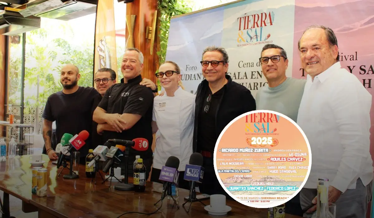 Conferencia sobre el primer festival Tierra y Sal 2025 Mazatlán