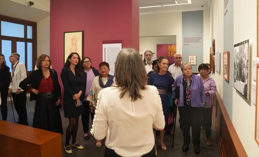 Claudia Sheinbaum y el 8M Apertura de la Sala “Mujeres en la Historia”