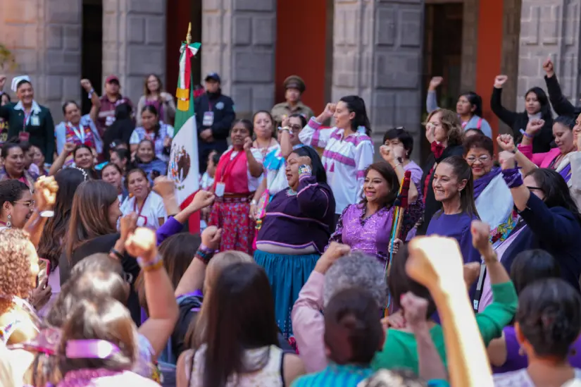 El 8M se escribe con acción Sheinbaum presenta 10 iniciativas para el empoderamiento femenino