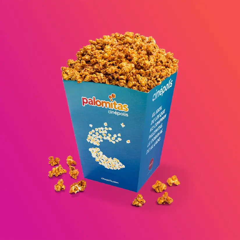 Las palomitas no pueden faltar en la visita al cine. Foto: Cortesía