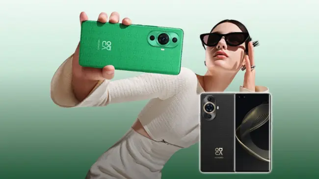 Huawei Nova 11 Pro con cámara para selfies de 60 megapíxeles. Foto: Cortesía