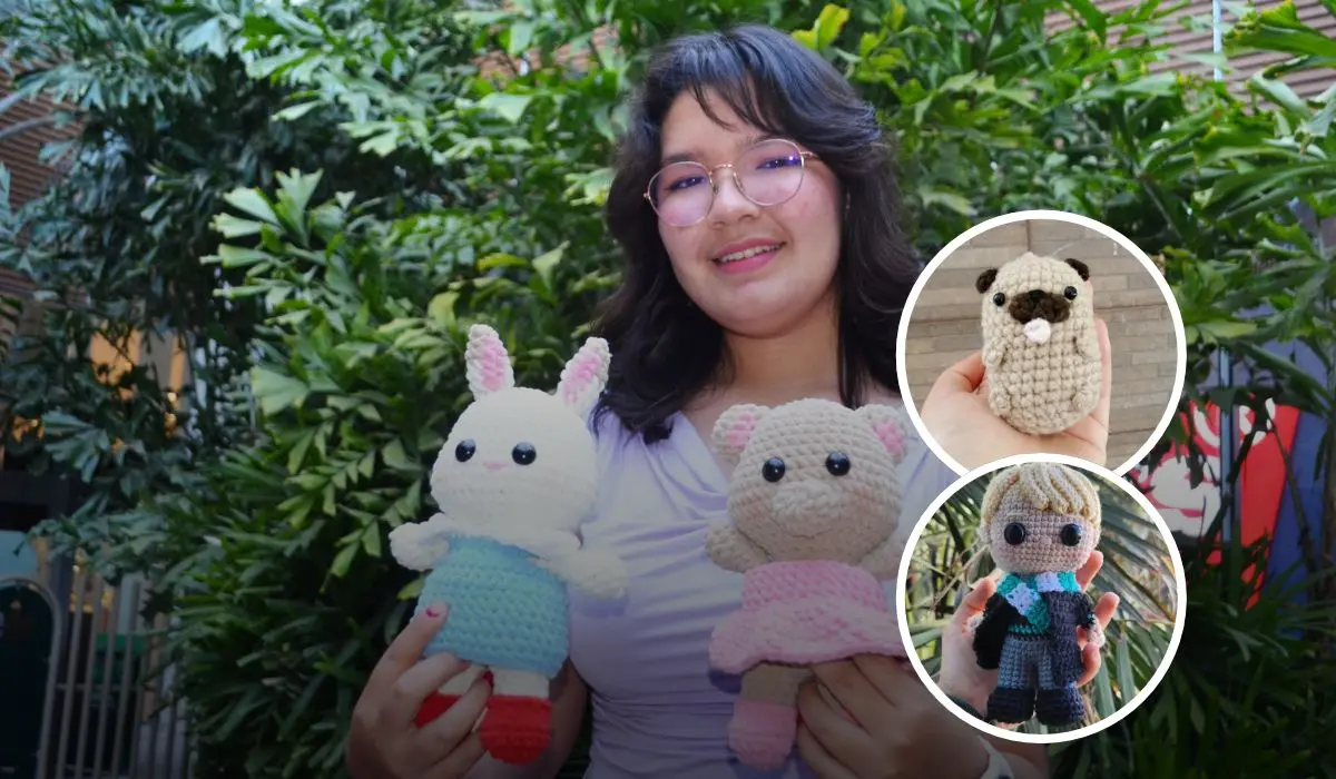 A sus 17 años, Ana Lucía conquista el mundo del crochet y se convierte en una emprendedora creativa con Mini Luni Store. Foto: Juan Madrigal