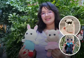 Ana Lucía Guzmán, joven emprendedora que teje sueños con adorables amigurumis en Culiacán