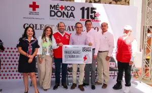 Parques Alegres entrega donativo a Cruz Roja Navolato en el arranque de la colecta anual