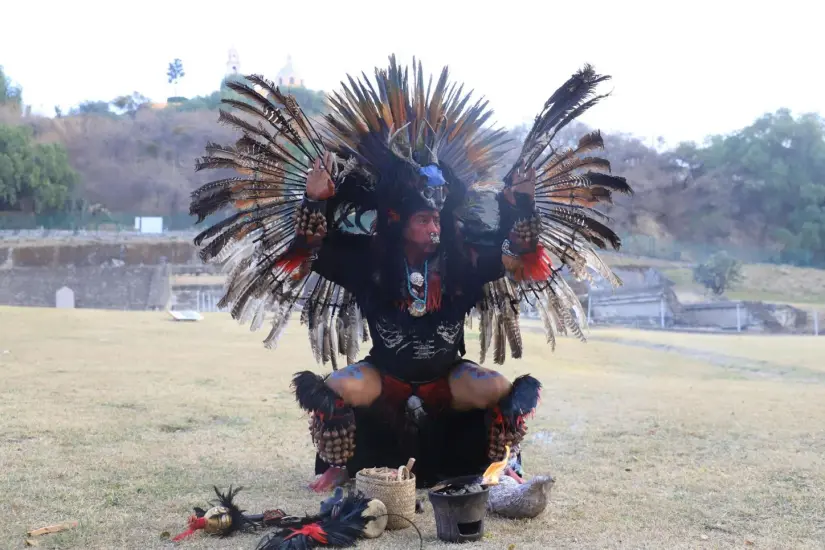 Anuncia actividades por equinoccio de primavera en Cholula. Foto: Cortesía