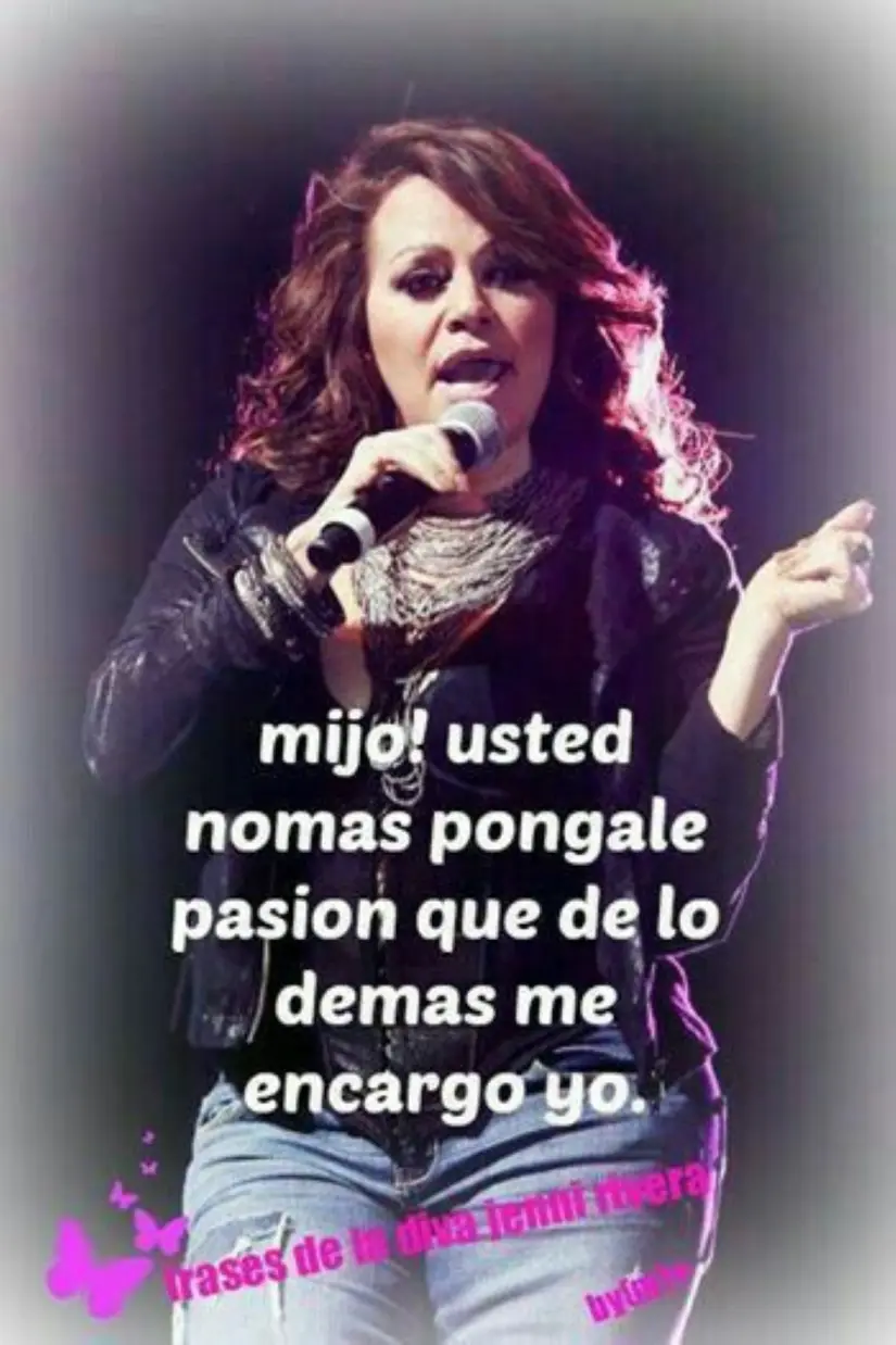 Frases conocidas de la cantante Jenny Rivera. Foto: Pinterest