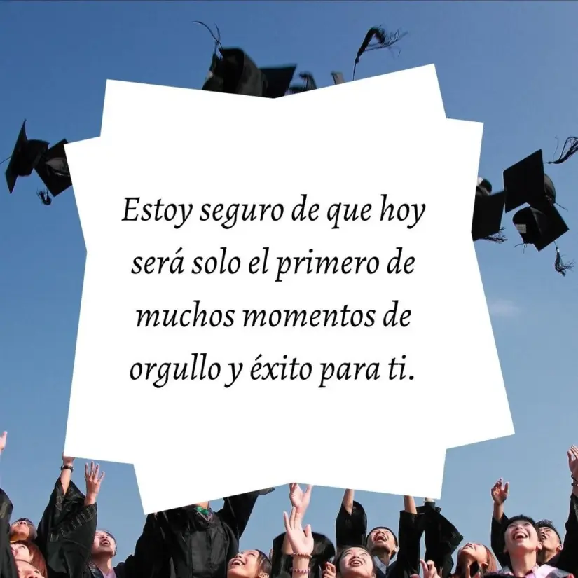 Frases lindas de graduación para mi hermana o hermano. Foto: Pinterest