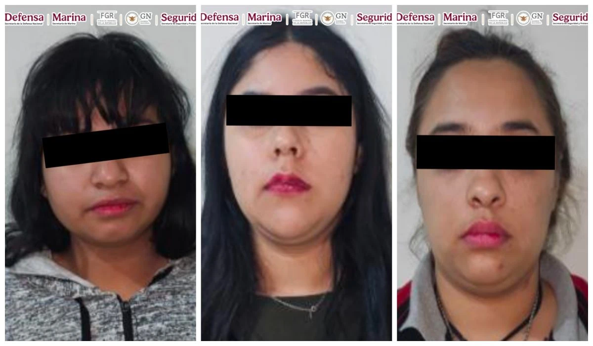 Mujeres detenidas en Culiacán y Mocorito.