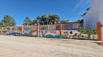 Pintan mural “La naturaleza es nuestra paz” en comunidad El Limón de Los Ramos, Culiacán