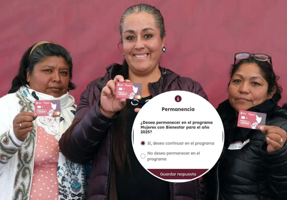 Debes confirmar que deseas continuar en Mujeres con Bienestar del Estado de México. Foto: Cortesía