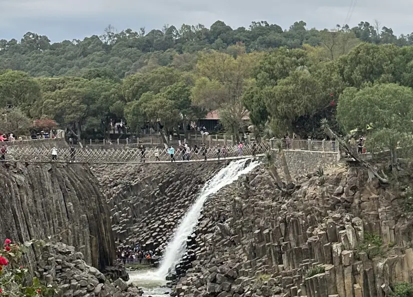 Fotografía panorámica de los Prismas Basálticos. Foto: Axel Orlando Arenas Vergara 