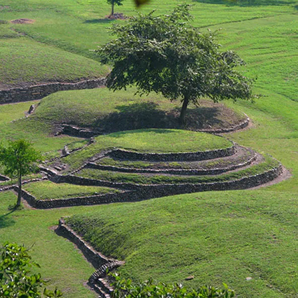 Zona arqueológica de Tamtoc, SLP. Foto: programadestinosmexico.com