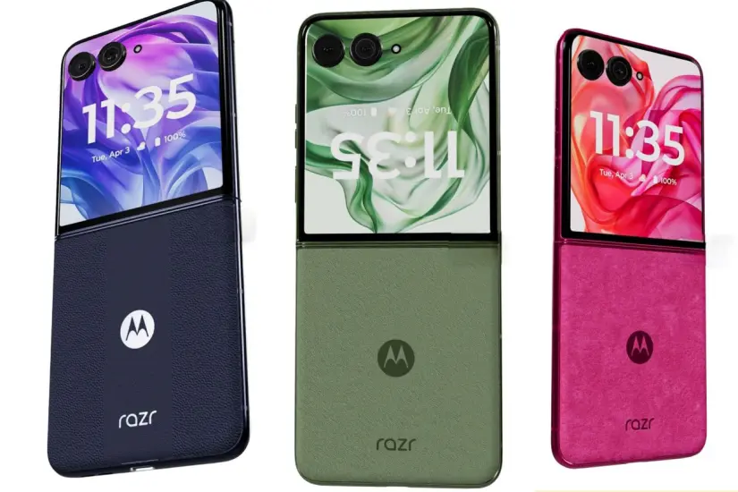 Motorola Razr 50 Ultra, modelo plegable de gama alta. Foto: Cortesía