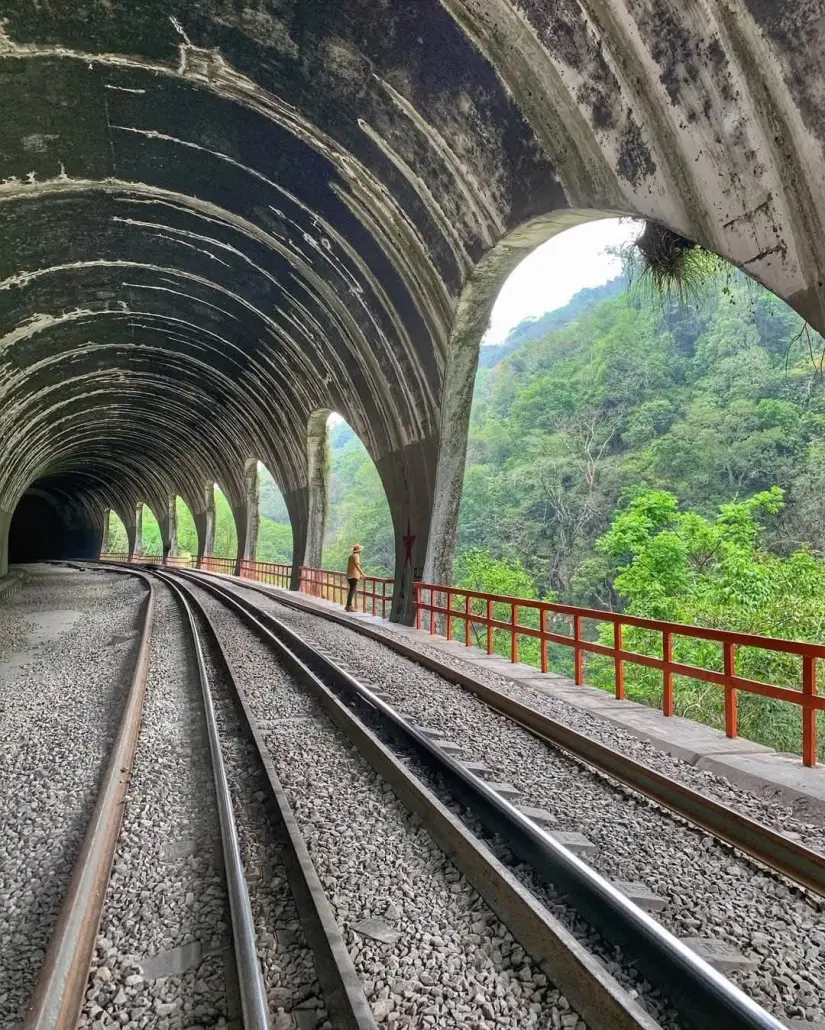 Viaducto Túnel Pensil en Veracruz. Foto: Facebook Descubre México. 