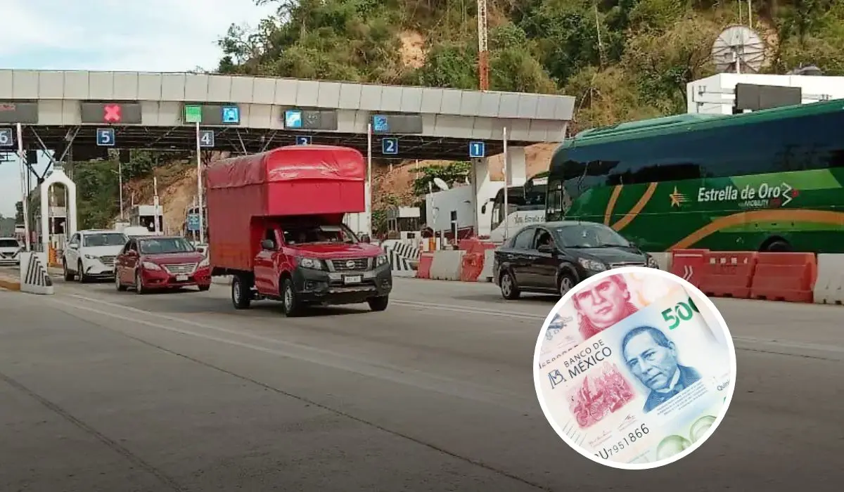 Entran más de 500 vehículos a Acapulco por hora por la caseta de La Venta. Foto:Cortesía.