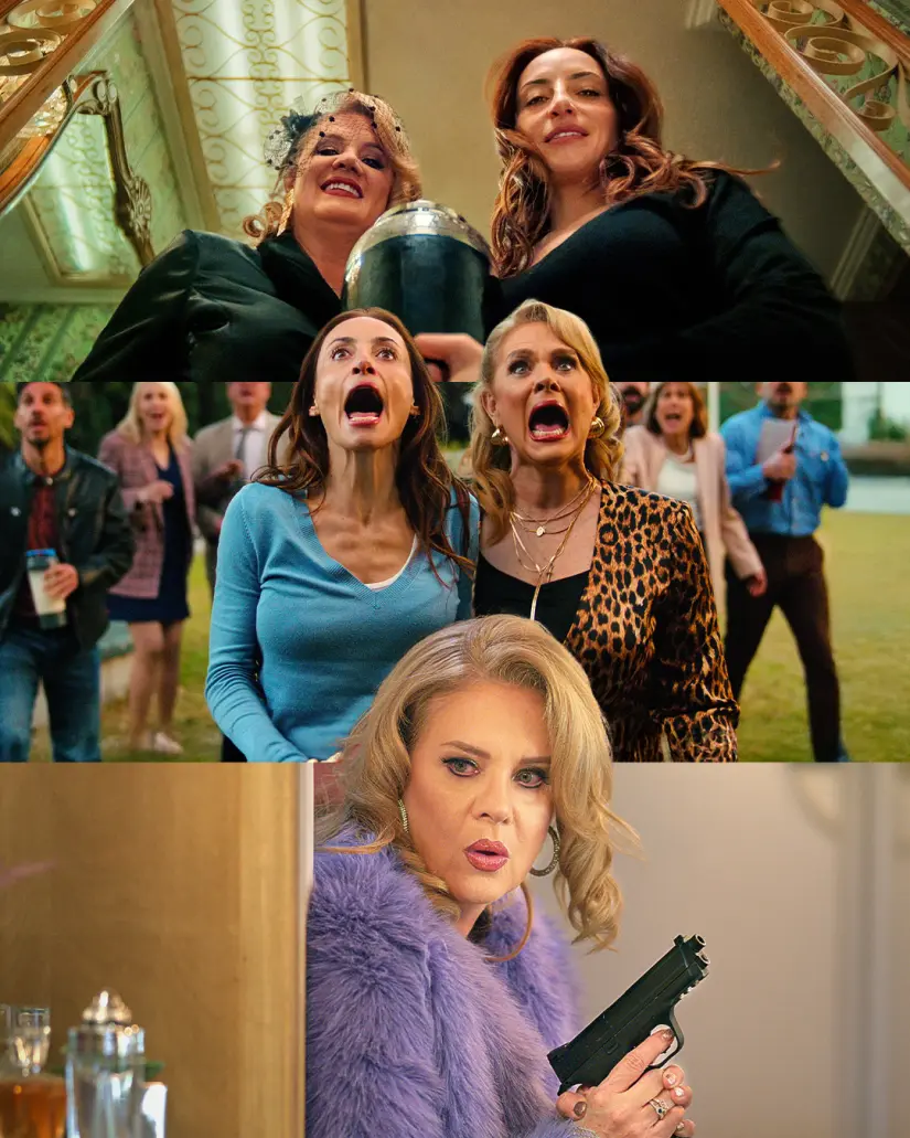 imagen recuadro Collange del personaje de Luciana inteprenada por Erika Buenfil Foto: Netflix