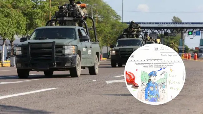 La iniciativa busca reconocer el esfuerzo de los elementos de seguridad por recuperar la paz en Culiacán. Edición de foto: TBN