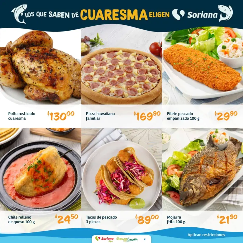 Llegó la Cuaresma 2025 a Soriana: ofertas pescados, mariscos y despensa del 13 al 27 de marzo