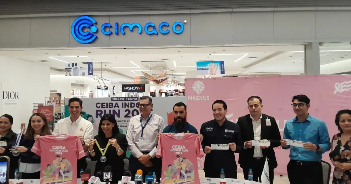 Únete a la carrera Ceiba Indoor Run de Culiacán este 30 de marzo