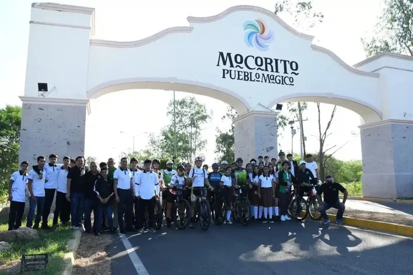 3er Gran Carrera y Paseo de Bicicletas de Montaña CONALEP Sinaloa. Foto: Cortesía. 