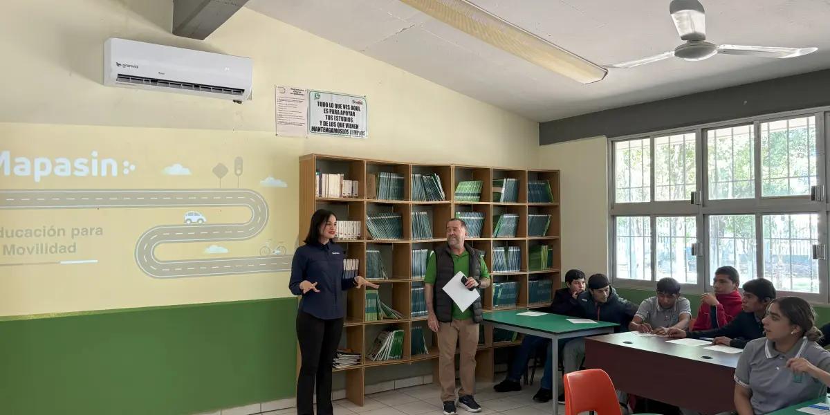 Los estudiantes de COBAES de San Pedro recibieron el taller de seguridad vial de Mapasin.