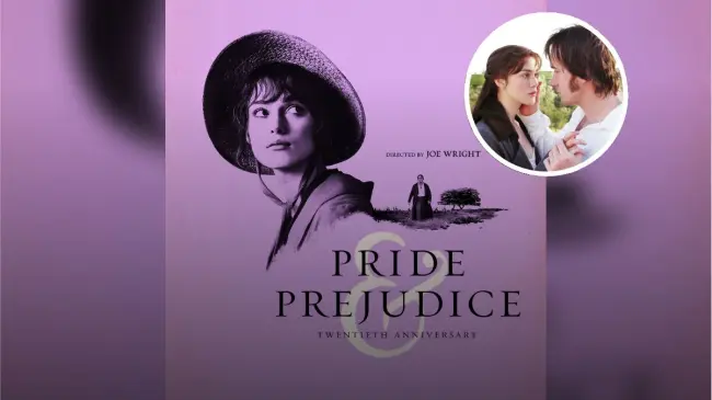 Con motivo de celebración del 20 aniversario la cinta Orgullo y prejuicio se reestrenara en las salas de cine