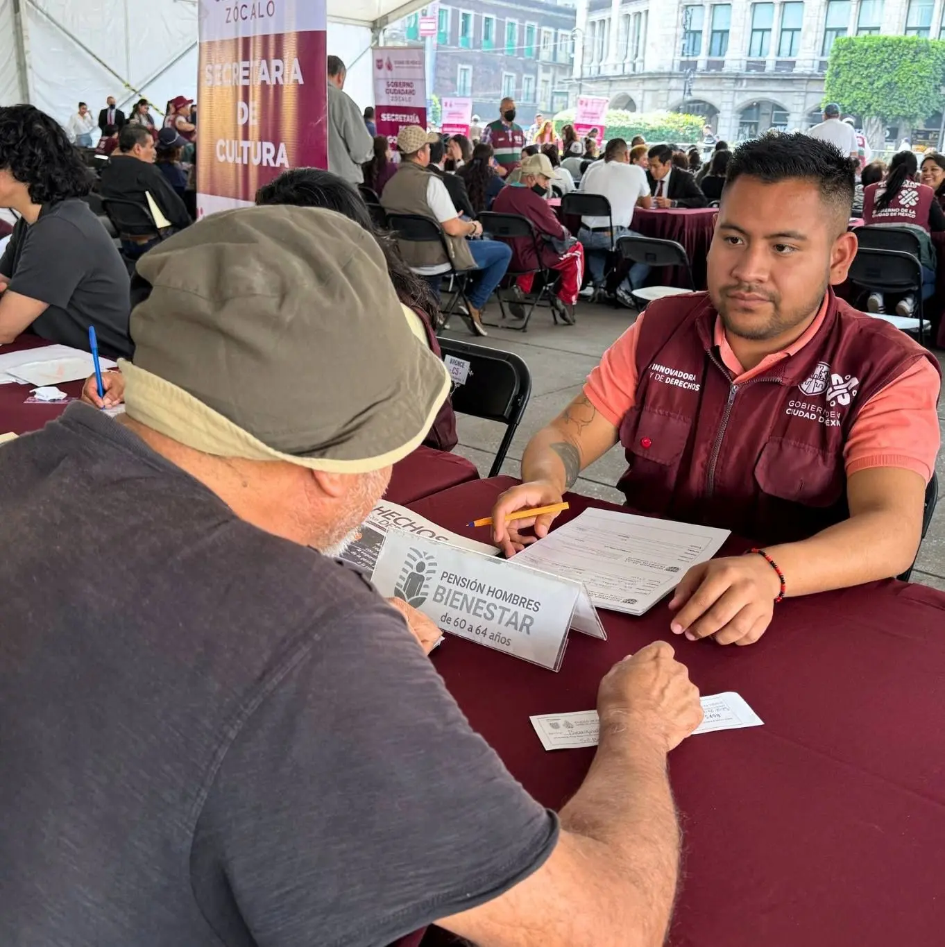 Sigue la incorporación al apoyo de la Pensión para Hombres de la CDMX. Foto: Cortesía