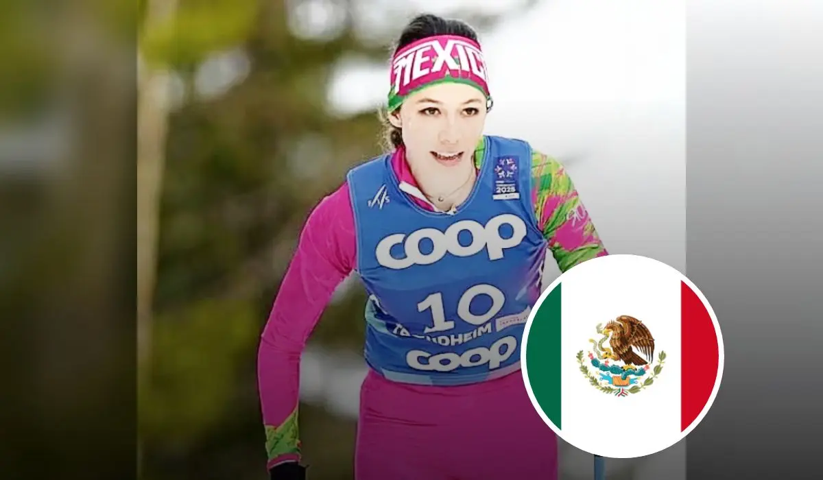 La esquiadora Regina Martínez dio a México un histórico  boleto olímpico en cross country. Foto: cortesía.