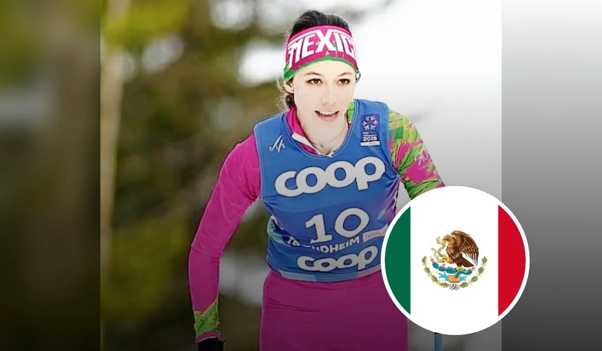 La esquiadora Regina Martínez dio a México un histórico boleto olímpico en cross country. Foto: cortesía.
