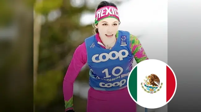 La esquiadora Regina Martínez dio a México un histórico boleto olímpico en cross country. Foto: cortesía.