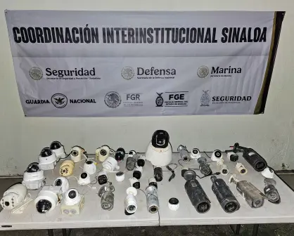 Retiran 41 cámaras de videovigilancia instaladas de forma irregular en Villa Juárez