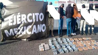 Detienen a tres personas con drogas valuadas en más de 300 millones de pesos en Baja California