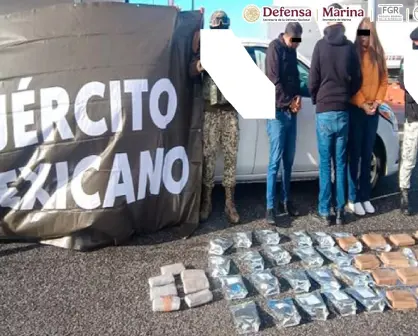 Detienen a tres personas con drogas valuadas en más de 300 millones de pesos en Baja California