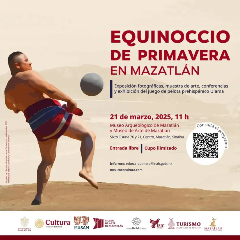 Equinoccio de Primavera en Mazatlán con eventos culturales y el juego del Ulama