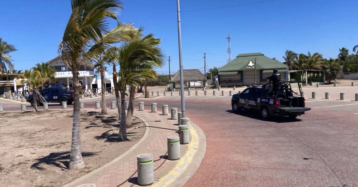 Refuerzan presencia de seguridad en Altata para Expo-ruta 4x4 y proteger a los turistas